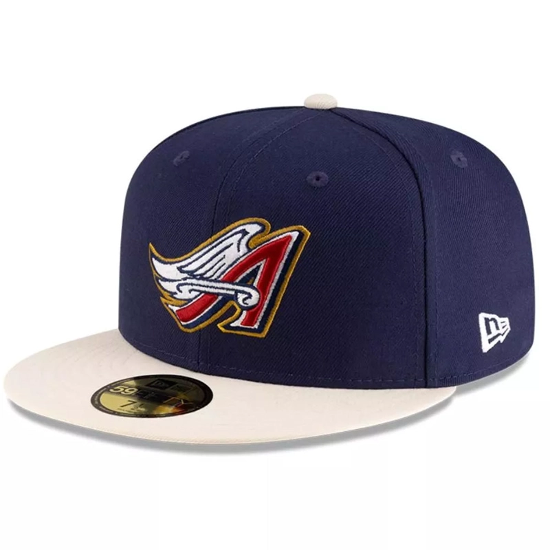 JOCKEY GORRA NEW ERA 59FIFTY ANAHEIM ANGELS MLB VISOR CLIP AZUL - 2