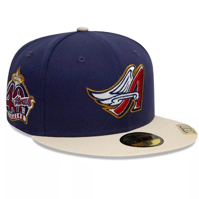 JOCKEY GORRA NEW ERA 59FIFTY ANAHEIM ANGELS MLB VISOR CLIP AZUL - 3