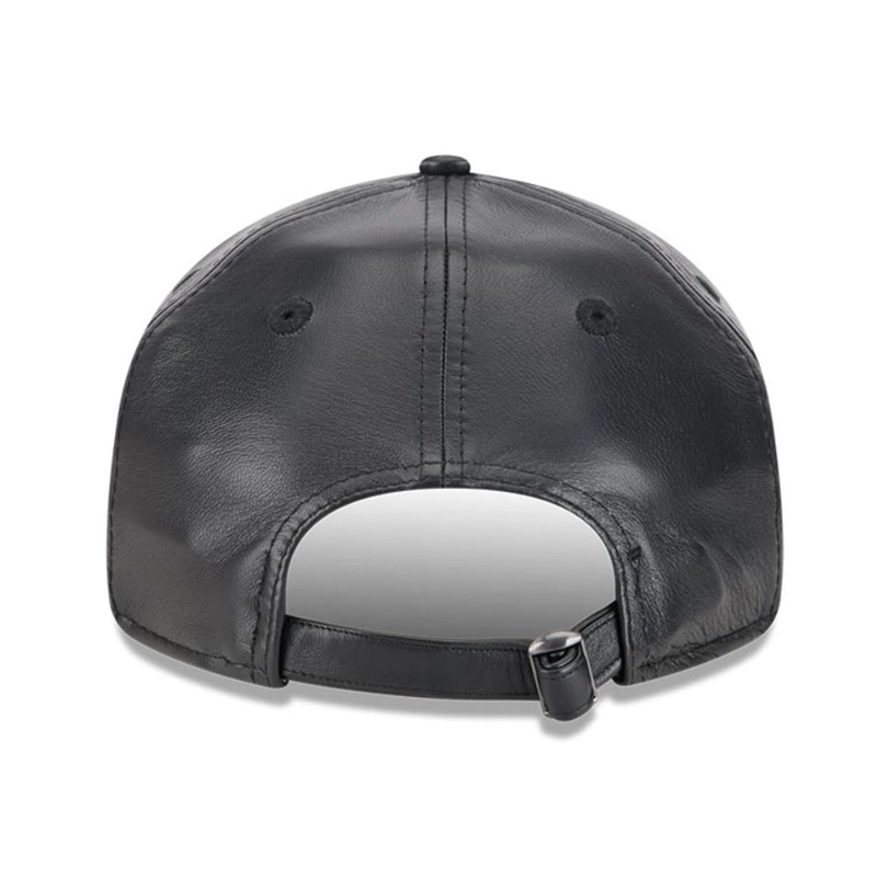 JOCKEY GORRA NEW ERA 9FIFTY MLB LOS ANGELES DODGERS GENUINE LEATHER NEGRO - 4