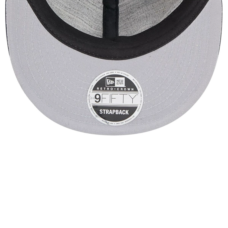 JOCKEY GORRA NEW ERA 9FIFTY MLB LOS ANGELES DODGERS GENUINE LEATHER NEGRO - 5
