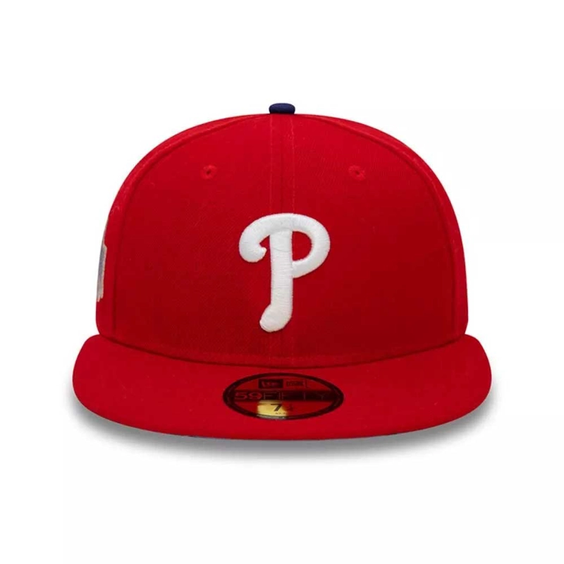 JOCKEY GORRA NEW ERA 59FIFTY PHILADELPHIA PHILLIES MLB ROJO - 1