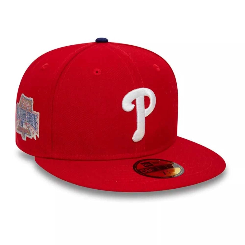 JOCKEY GORRA NEW ERA 59FIFTY PHILADELPHIA PHILLIES MLB ROJO - 2
