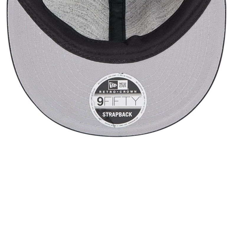 JOCKEY GORRA NEW ERA 9FIFTY MLB OAKLAND ATHLETICS GENUINE LEATHER NEGRO - 5