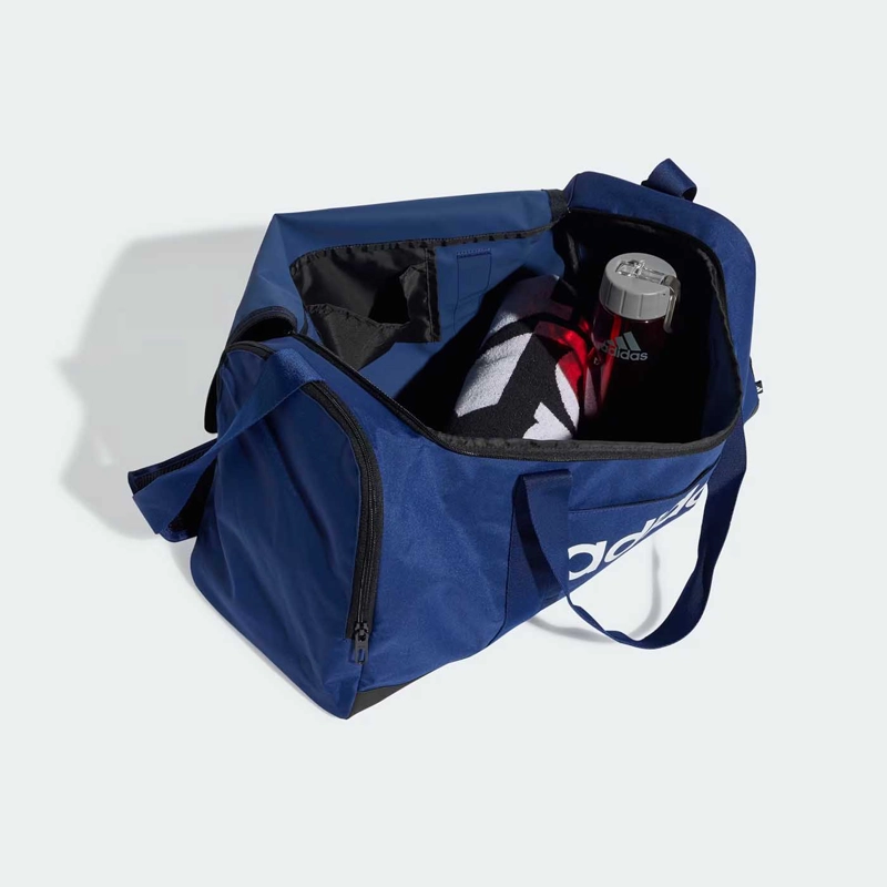 BOLSO DEPORTIVO MEDIANO LINEAR ADIDAS AZUL - 4