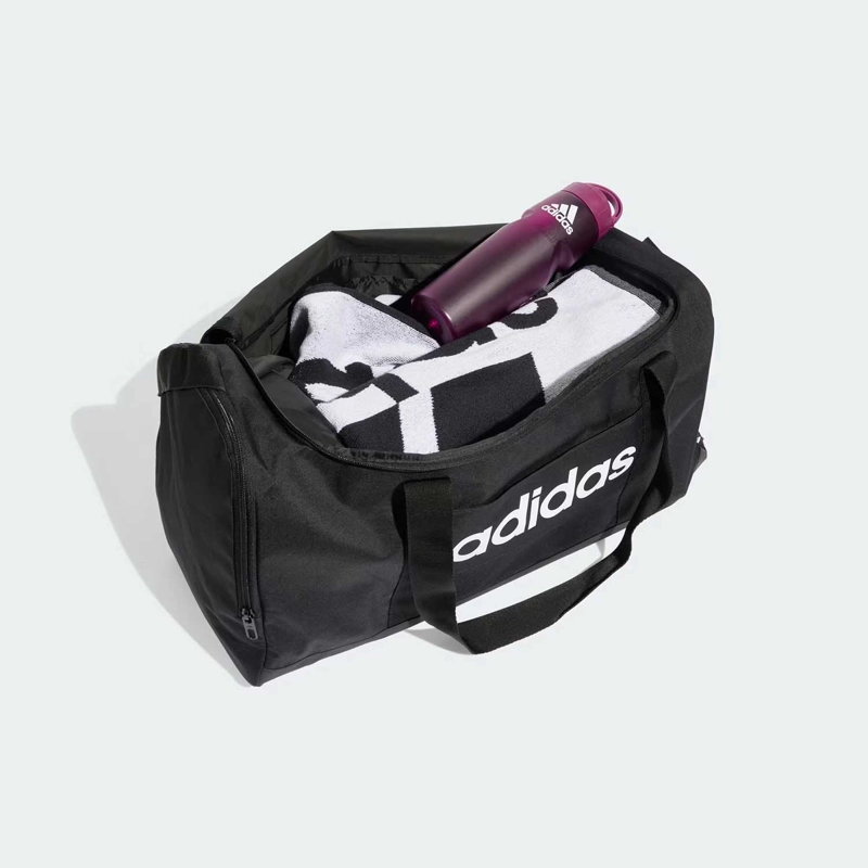 BOLSO DEPORTIVO MEDIANO LINEAR ADIDAS NEGRO - 4