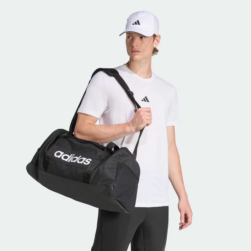 BOLSO DEPORTIVO MEDIANO LINEAR ADIDAS NEGRO - 5