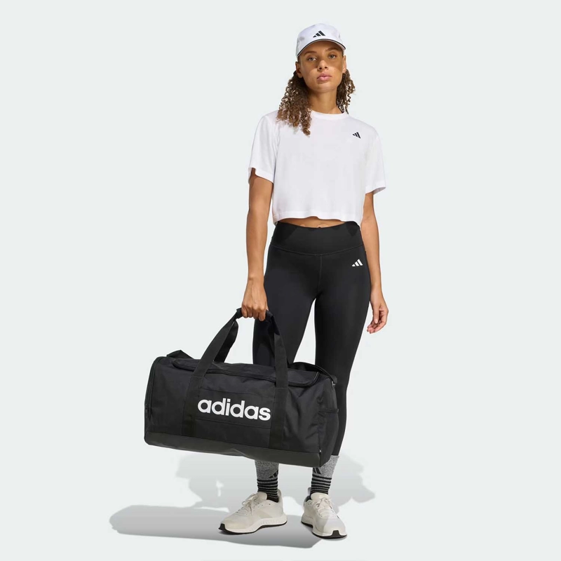 BOLSO DEPORTIVO MEDIANO LINEAR ADIDAS NEGRO - 6