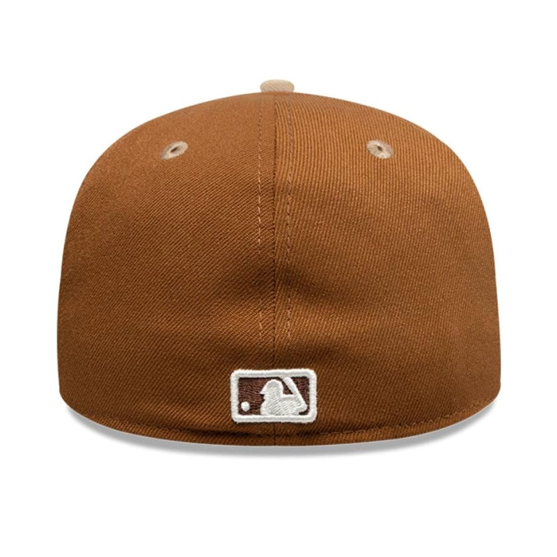 JOCKEY GORRA NEW ERA 59FIFTY NEW YORK YANKEES MLB PANCAKES MARRON - 4