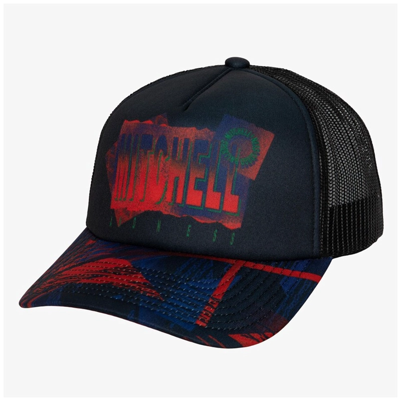 JOCKEY GORRO TRUCKER MITCHELL AND NESS BRAND BIG FACE NEGRO - 1