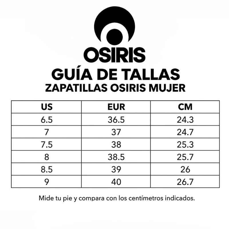 ZAPATILLAS URBANAS MUJER OSIRIS LUGNA W NEGRO - 4