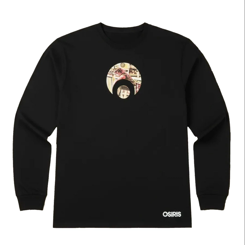 POLERA HOMBRE MANGA LARGA OSIRIS SWAN NEGRO M