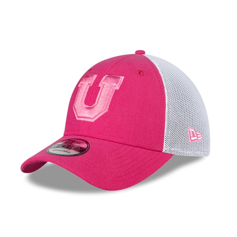 JOCKEY GORRA NEW ERA 9FORTY UNIVERSIDAD DE CHILE FUTBOL ROSADO - 2