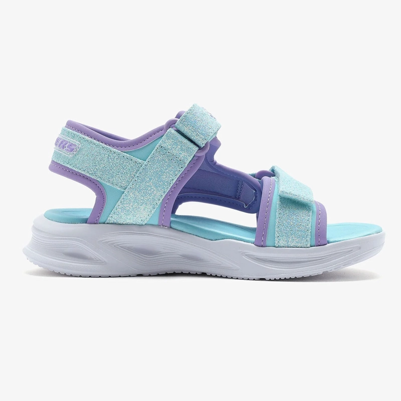 SANDALIAS NIÑAS SKECHERS SOLA GLOW SANDAL AZUL - 1