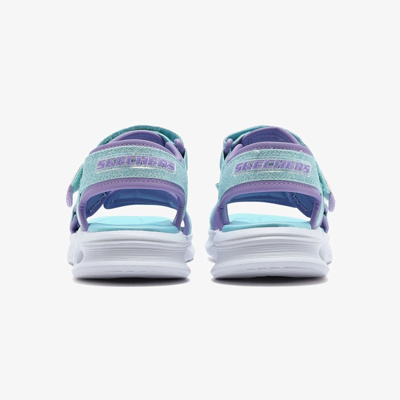 SANDALIAS NIÑAS SKECHERS SOLA GLOW SANDAL AZUL - 5