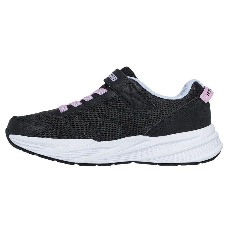 ZAPATILLAS NIÑAS SKECHERS MICROSPEC TREAD NEGRO - 2