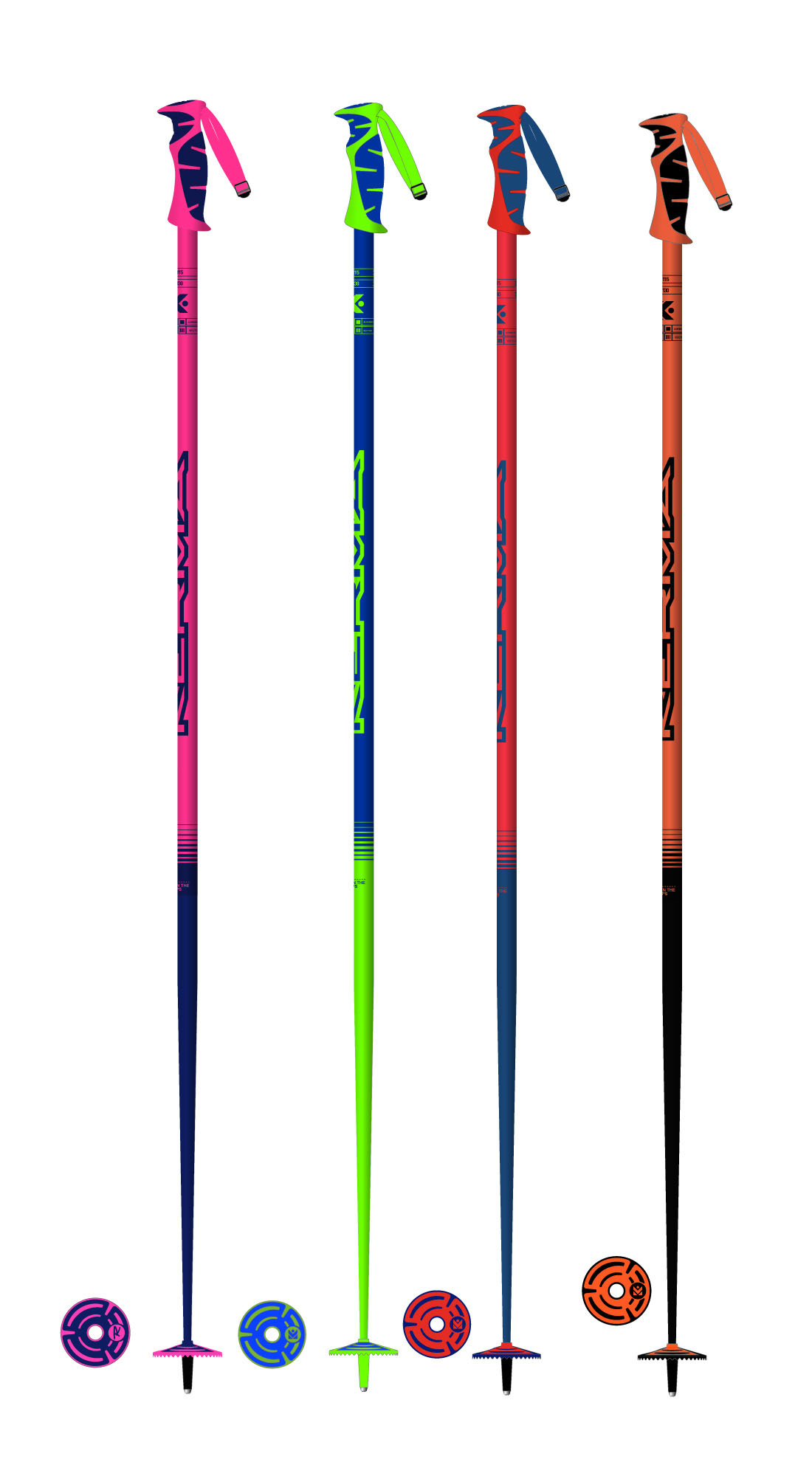 KERMA BASTONES DE SKI VECTOR BOX ORANGE - 2
