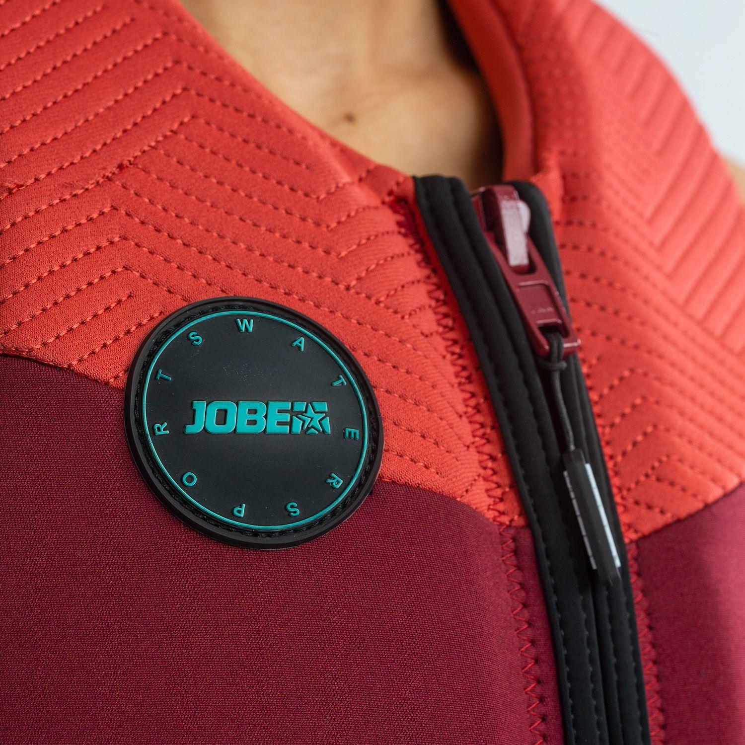JOBE CHALECO SALVAVIDAS NEOPRENO MUJER EN COLOR ROJO - 2