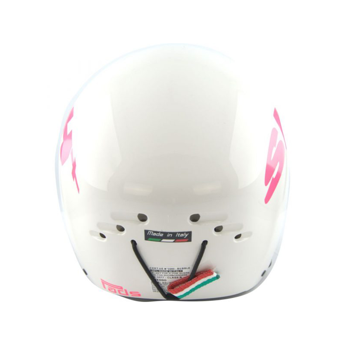 SH CASCO NIEVE PADS JUNIOR ADJ WHITE/PINK FLUO - 2