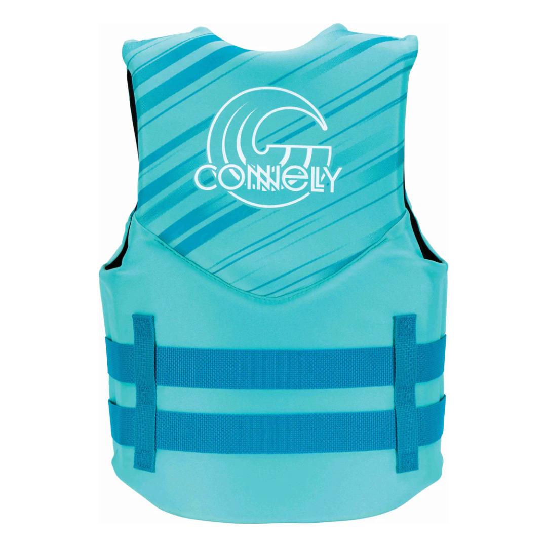 CHALECO SALVAVIDAS PROMO NEOPRENO 34-56 KG CELESTE - 2