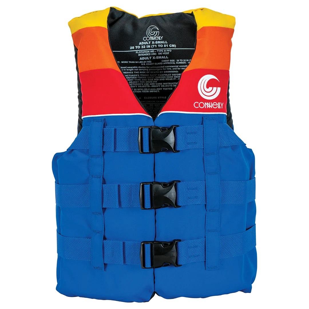 CONNELLY CHALECO SALVAVIDAS NYLON NIÑOS 35-55 KG RETRO - NEGRO - 2