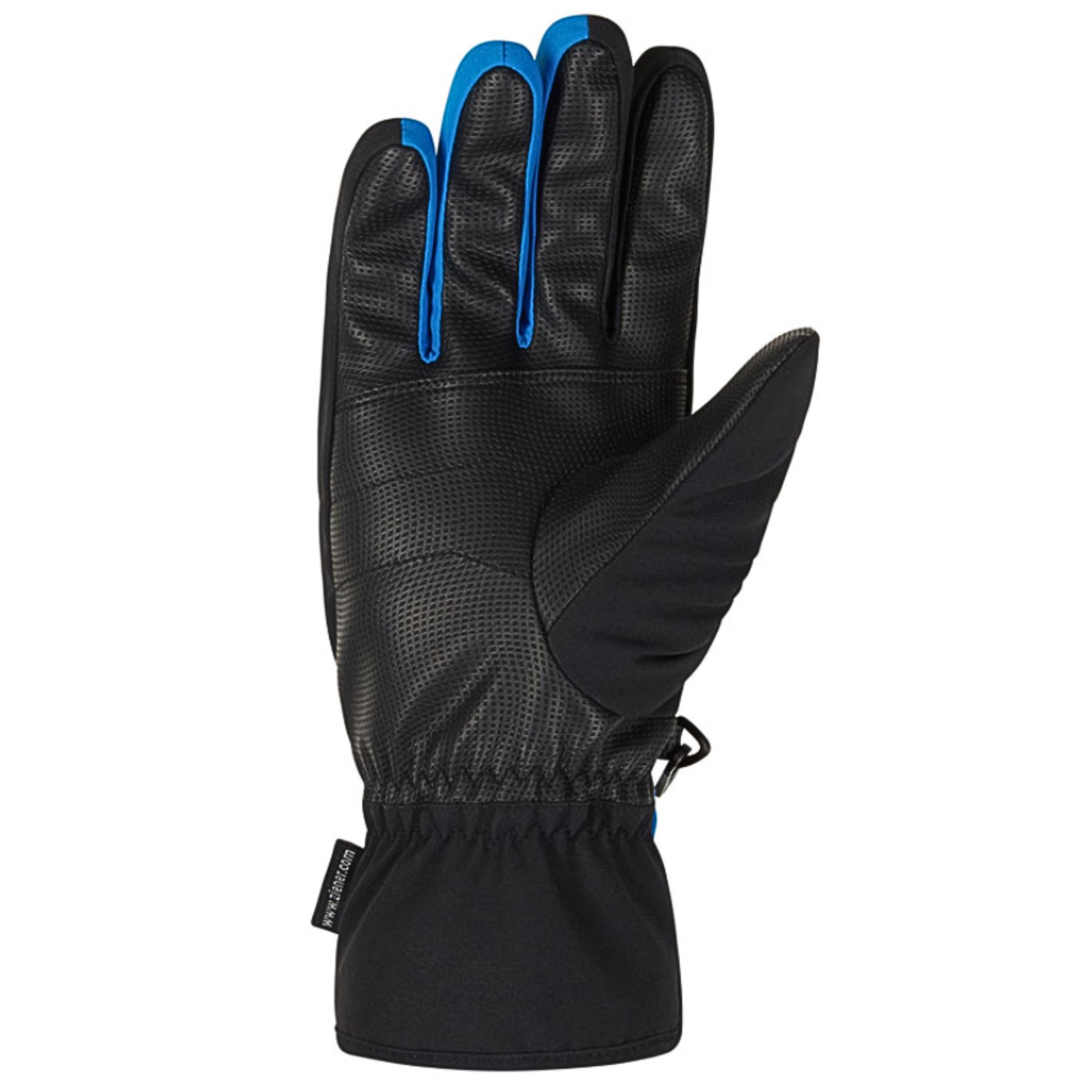 ZIENER GUANTE GABINO BLACK PERSIAN BLUE - 6,5 - 3