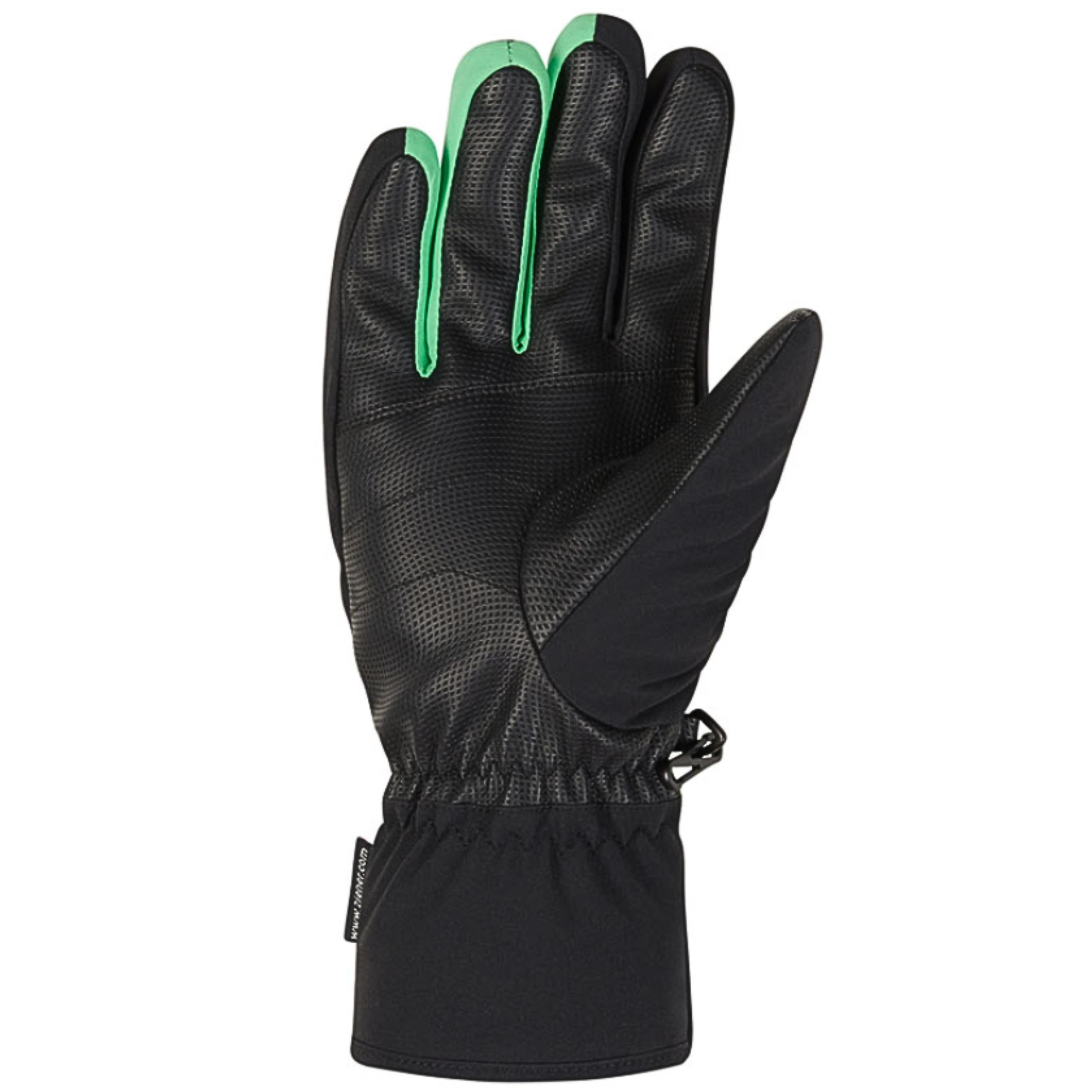 ZIENER GUANTE GABINO DARK MELANGE PALE GREEN - 8,5 - 3