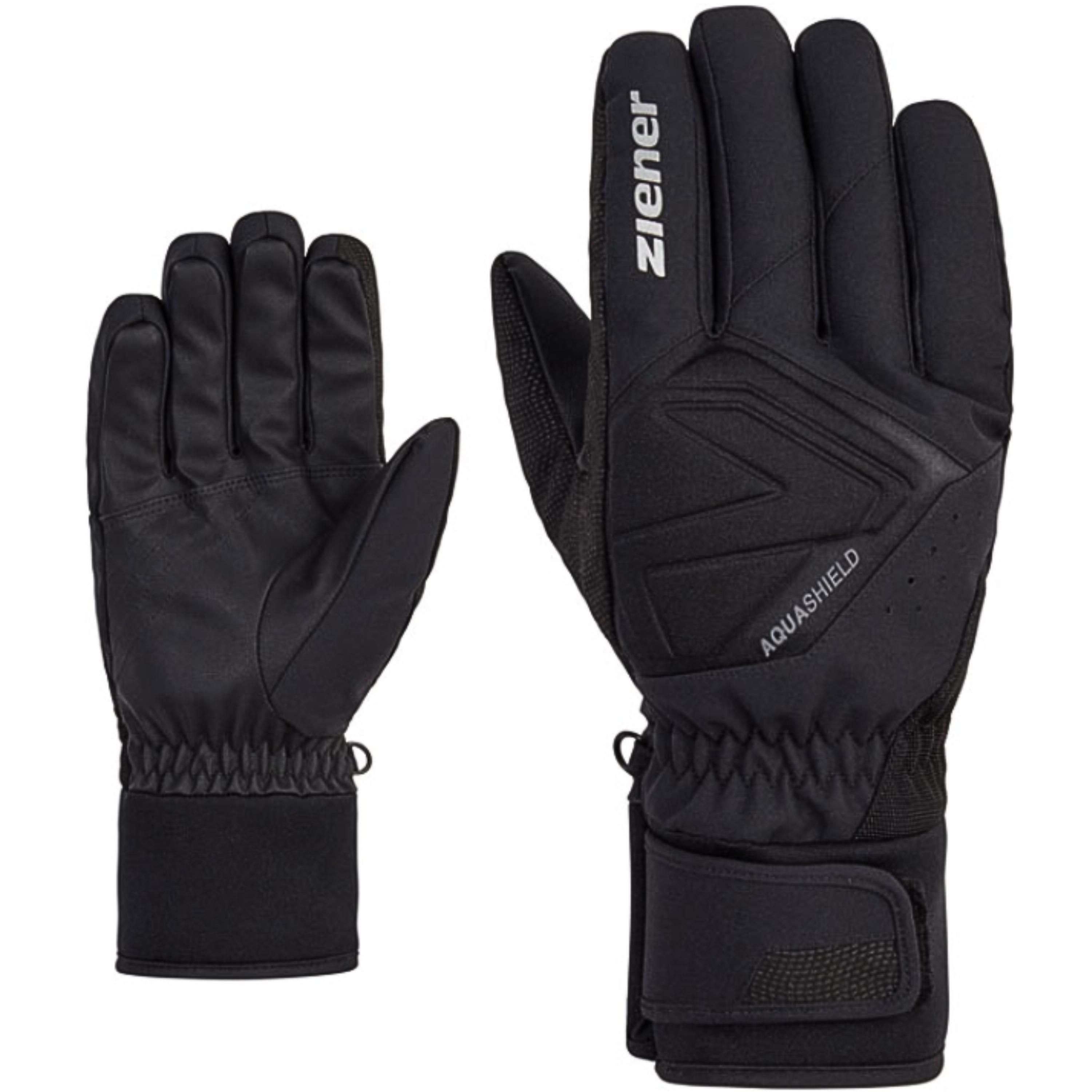ZIENER GUANTE GATIS AS® BLACK - 7,5 - 1