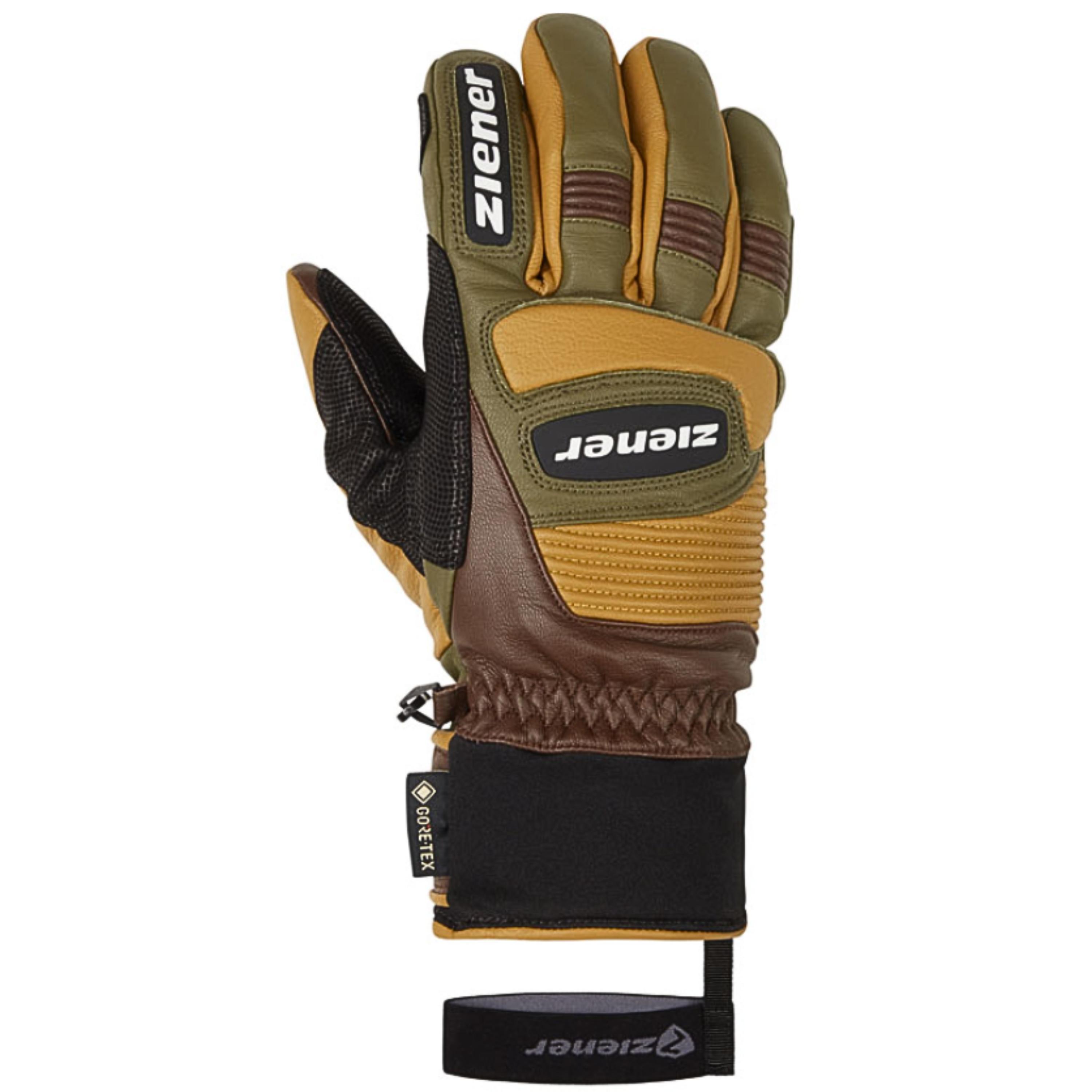 ZIENER GUANTE GUARD GTX + GORE GRIP PR DARK BROWN - 2