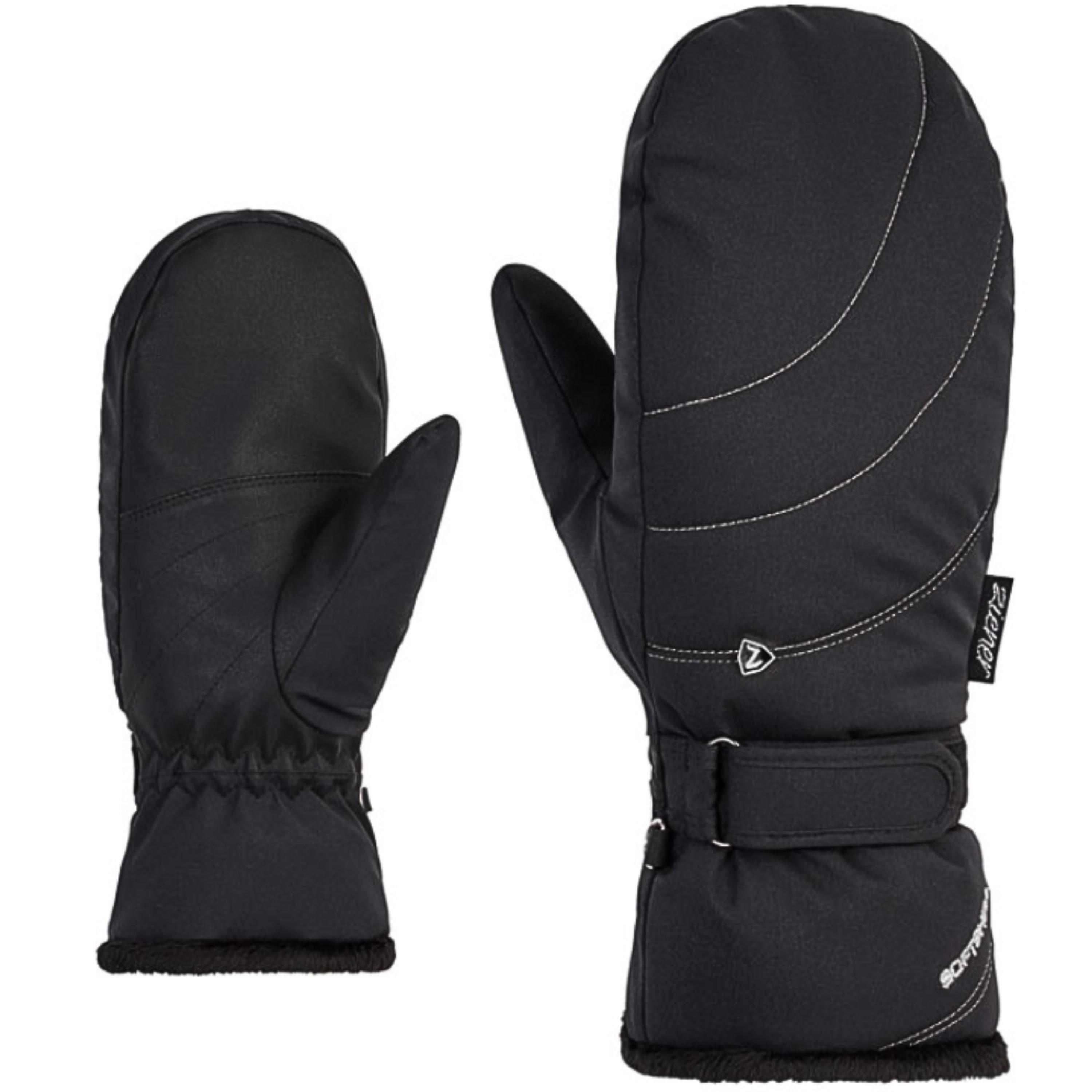 ZIENER GUANTE KHAHLIA PR MITON LADY BLACK - 6,5 - 1