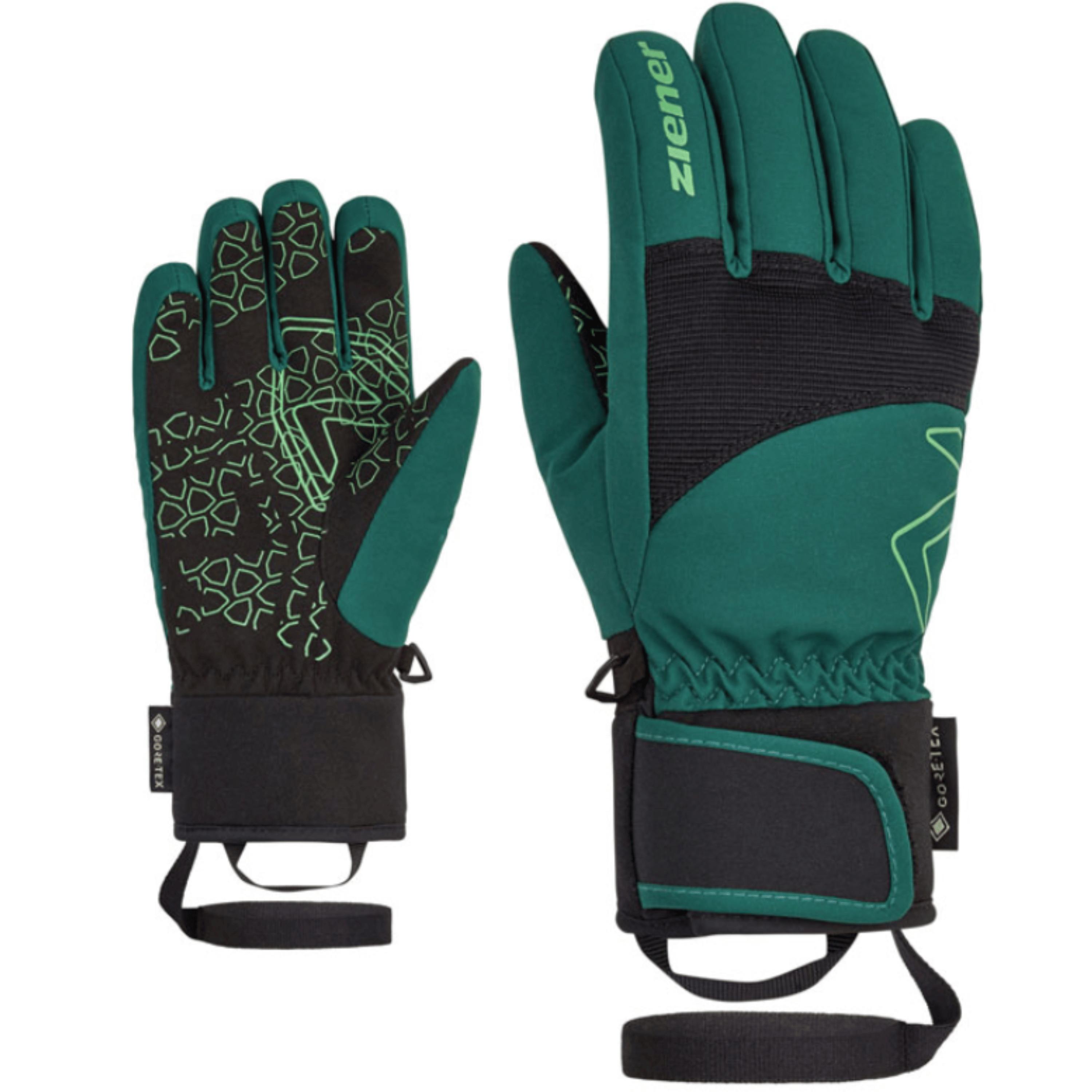 ZIENER GUANTE NIEVE LOTAR GTX  PR JUNIOR DEEP GREEN - 5,5 - 1