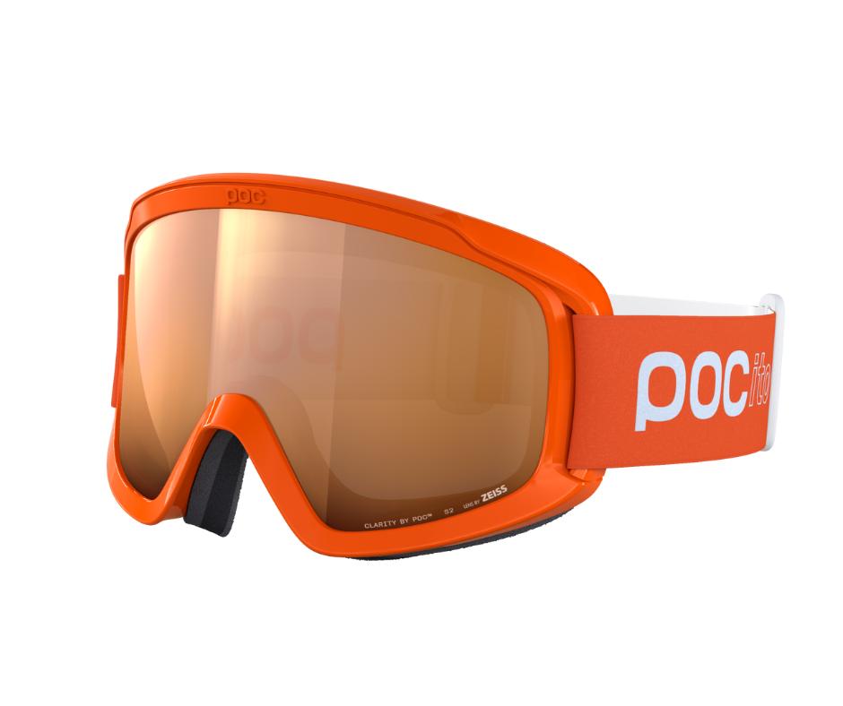 POC ANTIPARRAS NIEVE POCITO OPSIN FLUORESCENT ORANGE/PARTLY SUNNY LIGHT ORANGE - 2