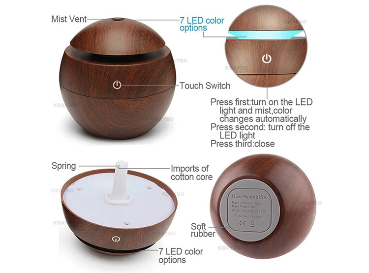 HUMIDIFICADOR DEWINNER PORTATIL REDONDO - 3