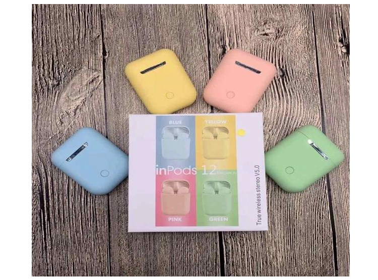 AUDÍFONOS DEWINNER I12 BLUETOOTH ROSADO - 3