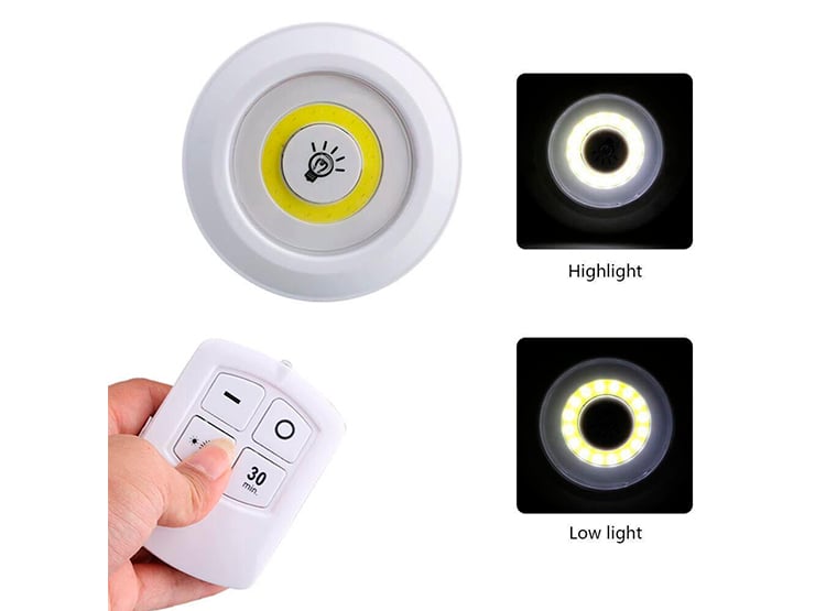 SET DEWINNER 3 FOCOS LED CONTROL REMOTO - 2