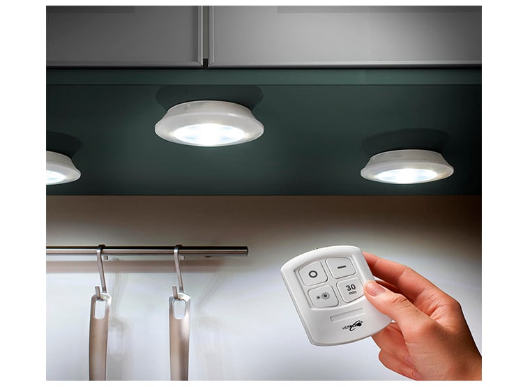 SET DEWINNER 3 FOCOS LED CONTROL REMOTO - 3