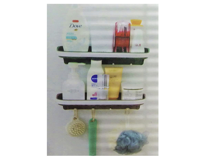 ORGANIZADOR CON GANCHOS COCINA BAÑO - 2