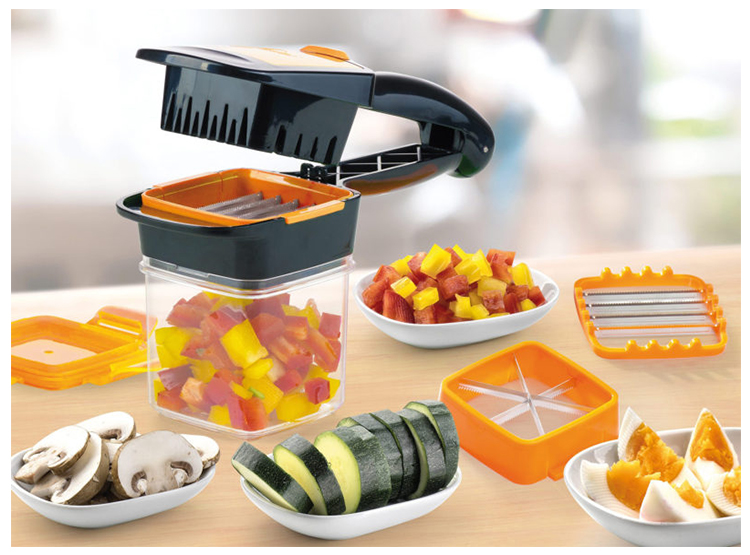 CORTADOR Y REBANADOR DE FRUTAS Y VERDURAS 5 EN 1 - 2