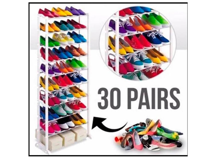 RACK ZAPATERO ORGANIZADOR 30 PARES - 2