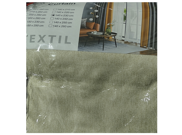 SET CORTINAS 2 PAÑOS SUN OUT ARGOLLA 140 X 230 VERDE CLARO - 2