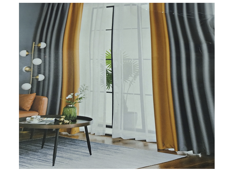 SET CORTINAS 2 PAÑOS SUN OUT ARGOLLA 140 X 230 BLANCO - 1