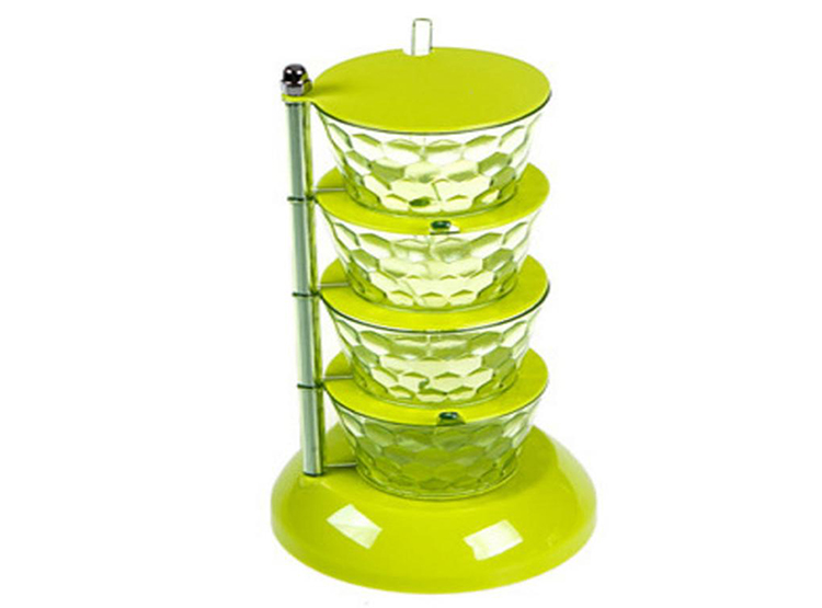 DISPENSADOR ACEITE + SET 4 POCILLOS PARA SALSAS - 3