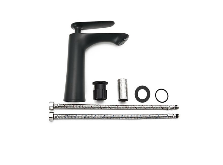LLAVE SIFON ELEGANTE NEGRO MATE - 3
