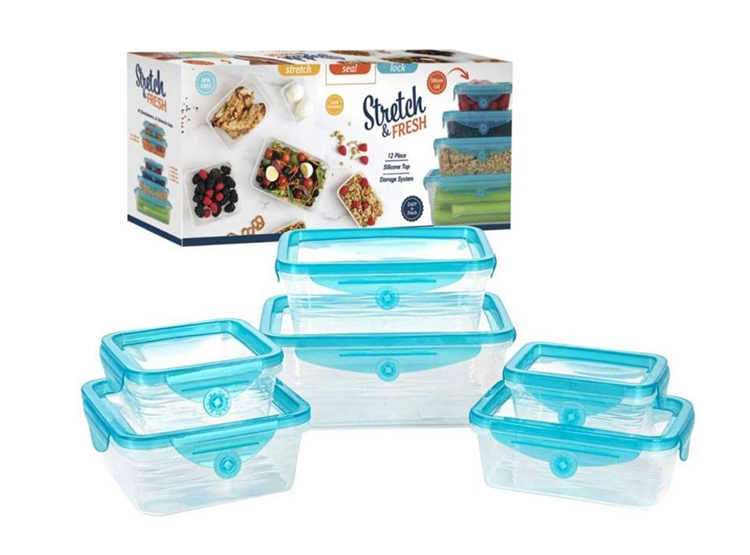 SET 6 FUENTES HERMETICOS TAPA SILICONA - 1