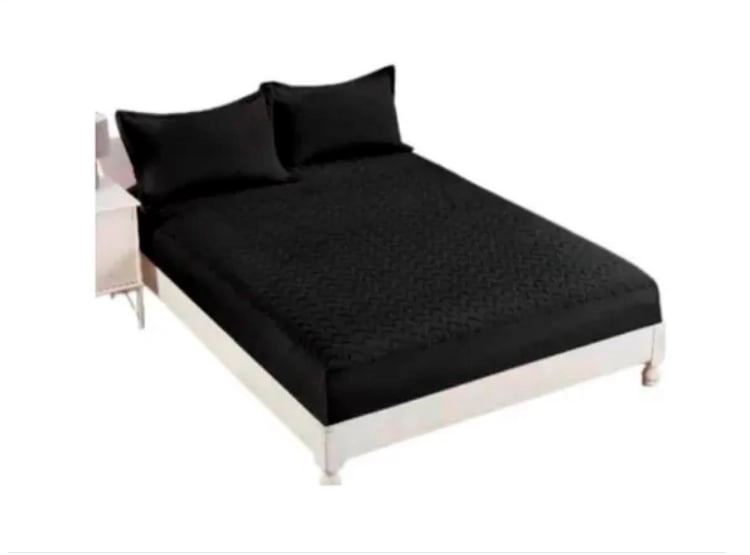 CUBRECOLCHÓN LA CUPONERA NEGRO IMPERMEABLE HIPOALERGENICO 2.5 NEG - 1