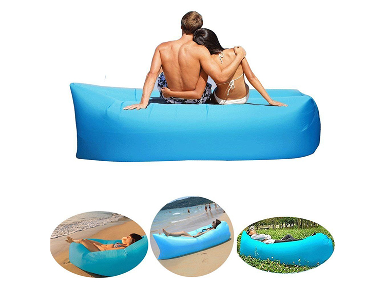 HAMACA LA CUPONERA AZUL PACK 2 SOFA INFLABLE OUTDOORS - 2