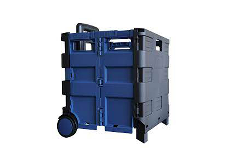 CAJA PLEGABLE ORGANIZADOR PLASTICO CON RUEDAS - 1