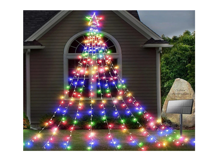 LUCES SOLAR MULTICOLOR ARBOL NAVIDAD GUIRNALDA LED - 2