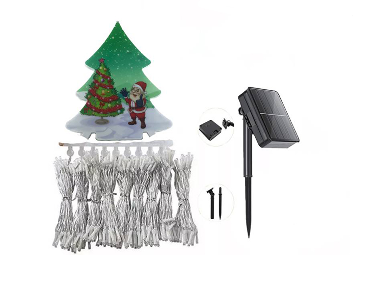 LUCES SOLAR MULTICOLOR ARBOL NAVIDAD GUIRNALDA LED - 3