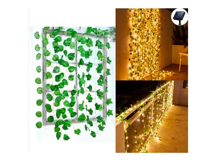 GUIRNALDA ENREDADERA SOLAR LUCES LED - 3