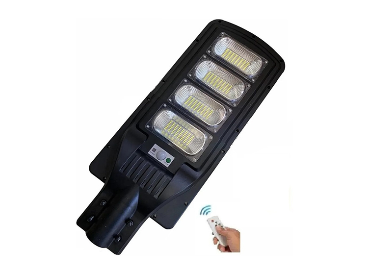 FOCO SOLAR LED 200 W LUMINARIA + POSTE + CONTROL - 1